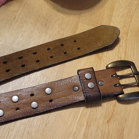 Vintage Leather Belt - Picture 2 of 3